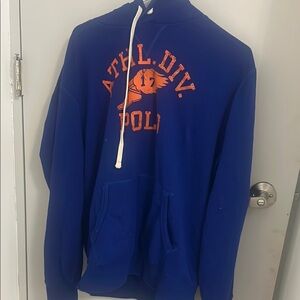Polo by Ralph Lauren Royal Blue Sweatshirt with Orange Design